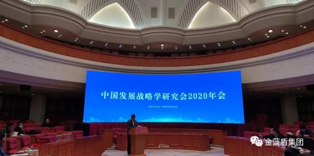 金蓝盾被中国发展战略学研究会授予“优秀团体会员”称号(图1)